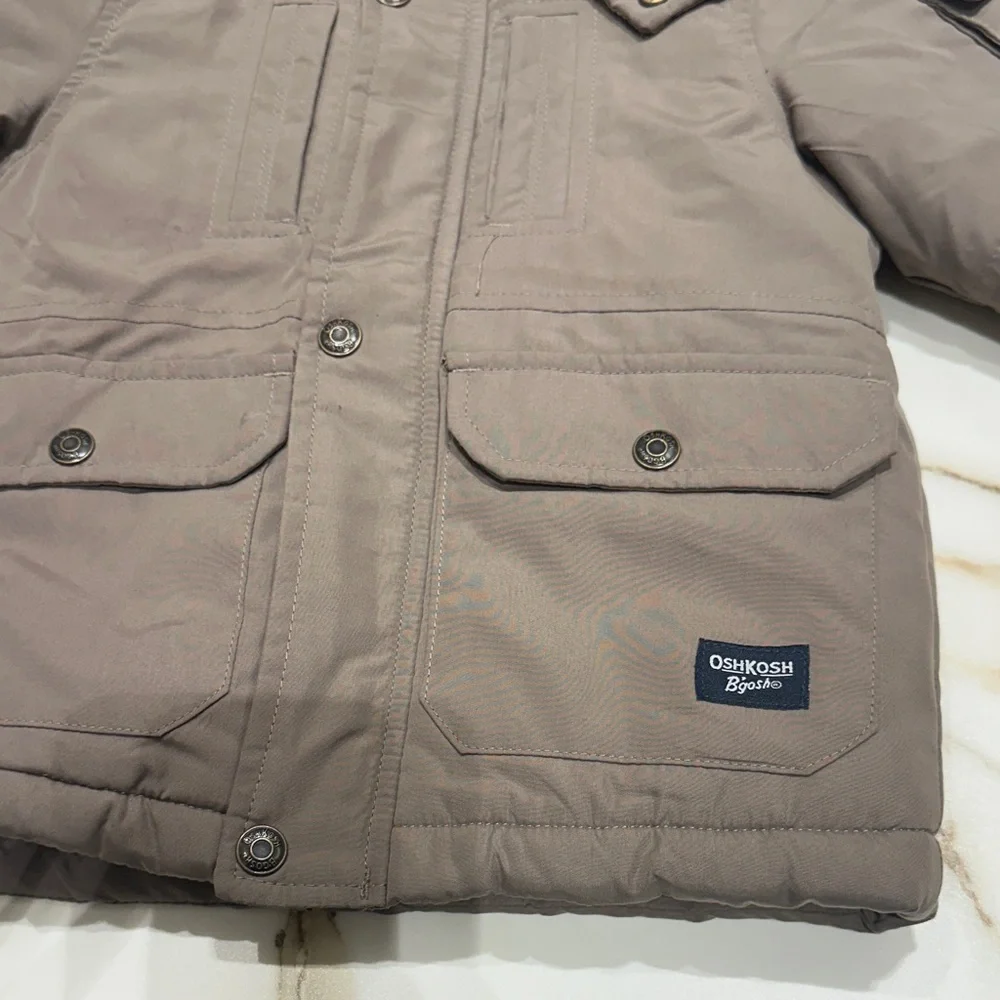 OshKosh B'gosh Tan Hooded Parka